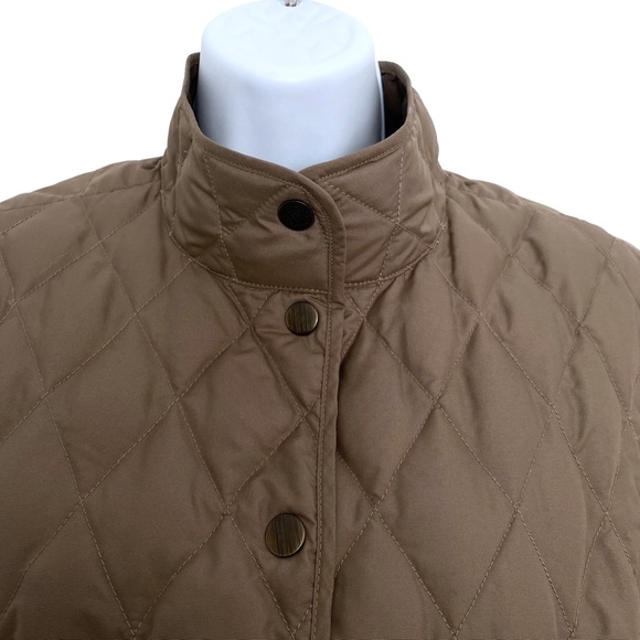 Quilted Chore Coat Down Jacket Cargo Pockets - Picture 4 of 12